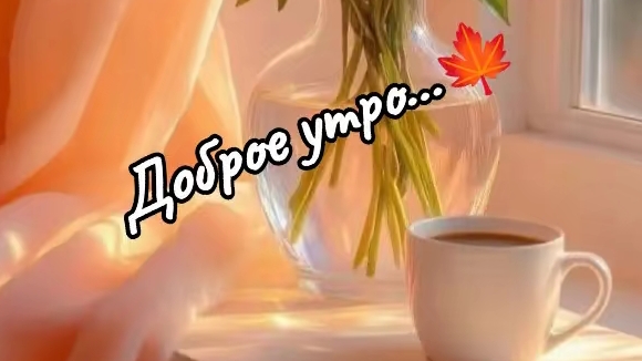 С Добрым утром💖 Тепла, любви, вдохновения 🎀💖