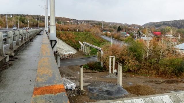 КуZбасский мост открыт для движения. Погуляла. Кемерово