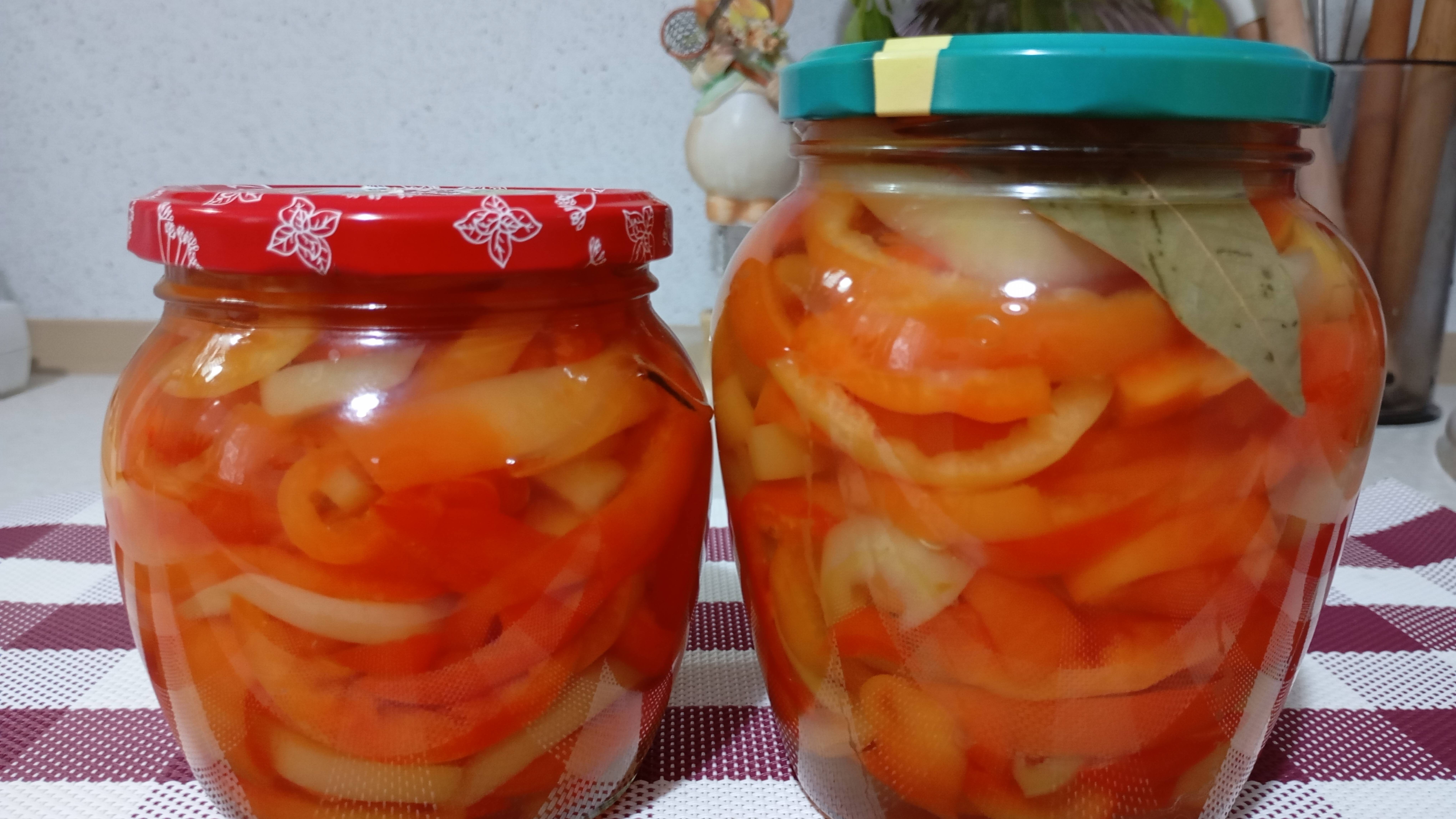 ПЕРЕЦ  Маринованный в Медовой заливке.