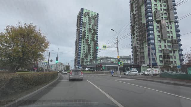 улица Копылова Красноярск 06.10.2025г.