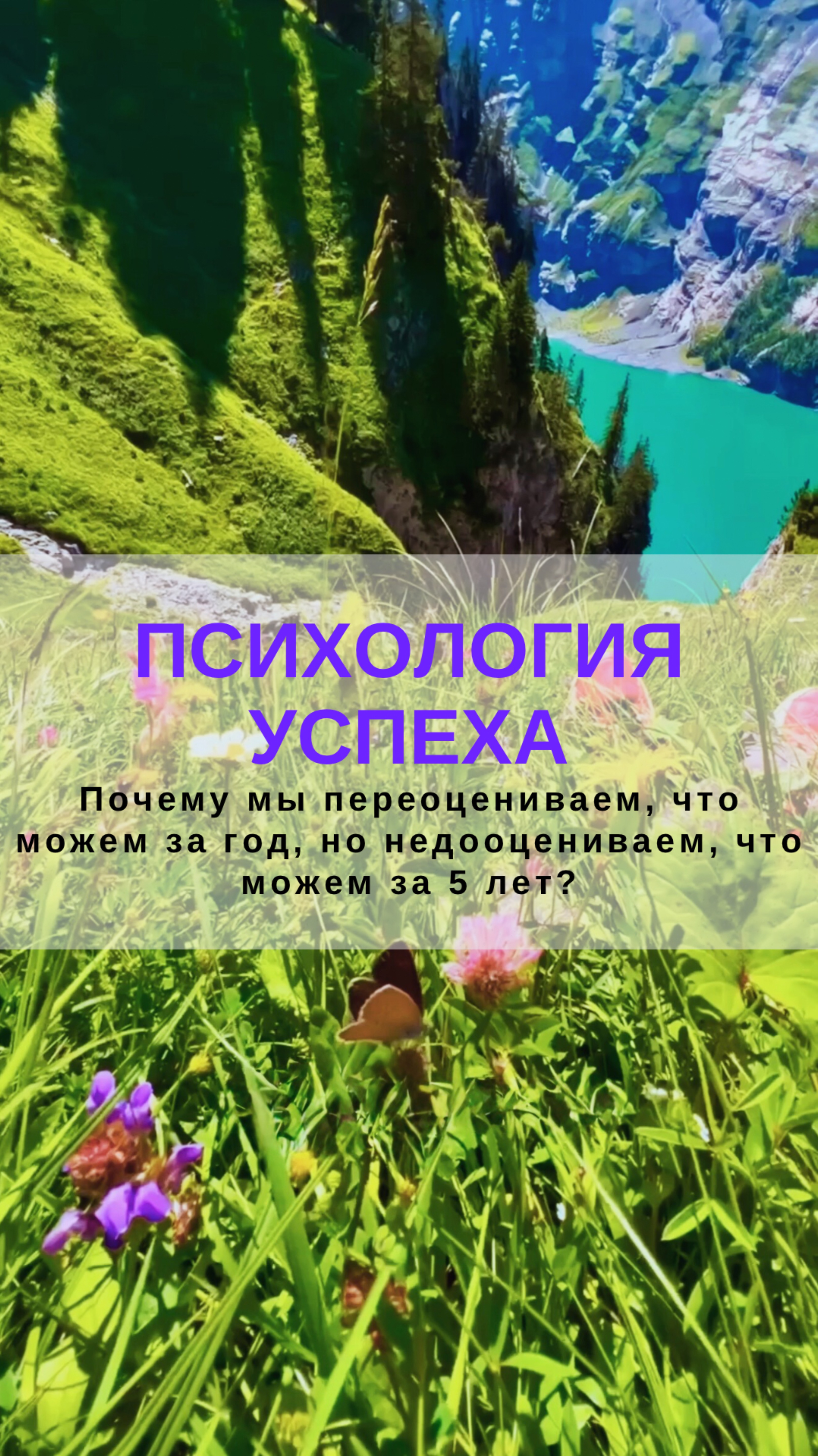 Почему мы переоцениваем, что можем за год, но недооцениваем, что можем за 5 лет? Психология успеха