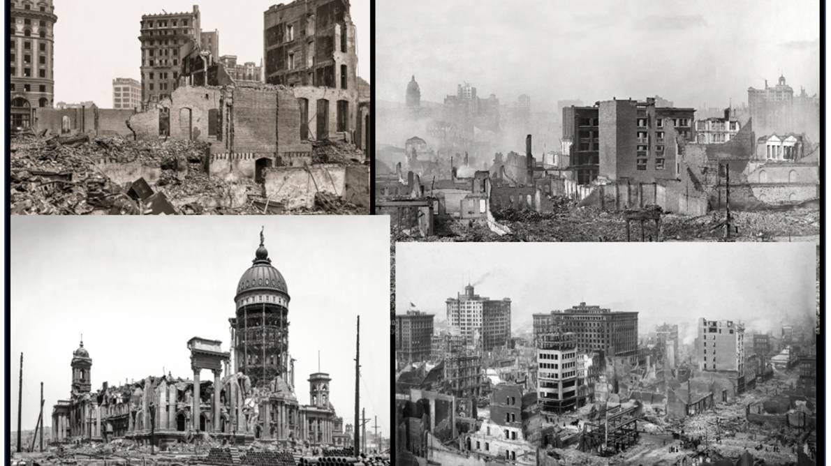 Одно из самых разрушительных землетрясений в истории США: 18 апреля 1906 года в Сан-Франциско