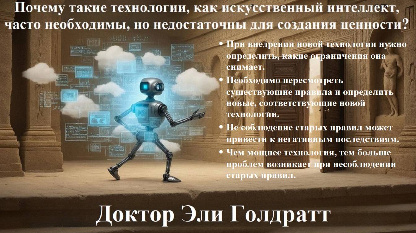 Почему такие технологии, как искусственный интеллект, часто необходимы, но недостаточны для создания