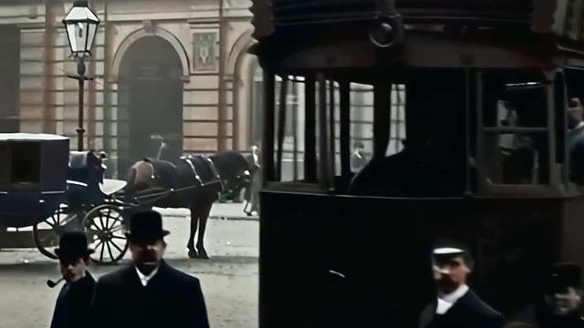 Брэдфорд . Англия 1902 год . В цвете