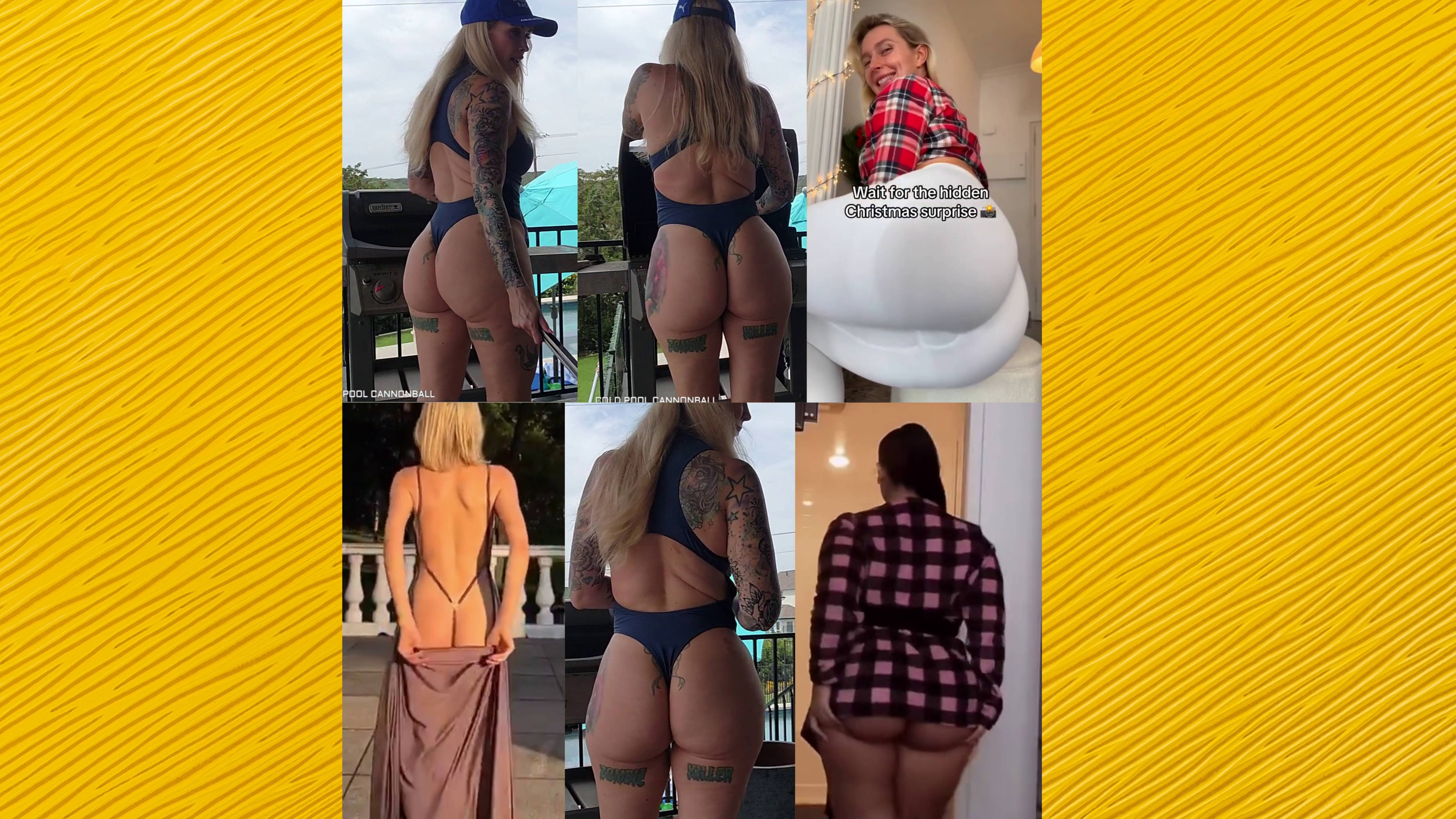 Ass Compilation - Big Bank Tiktok Challenge ❤️ClipchampGirls 2025