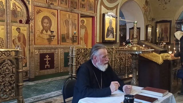 Беседа о Евангельских заповедях.