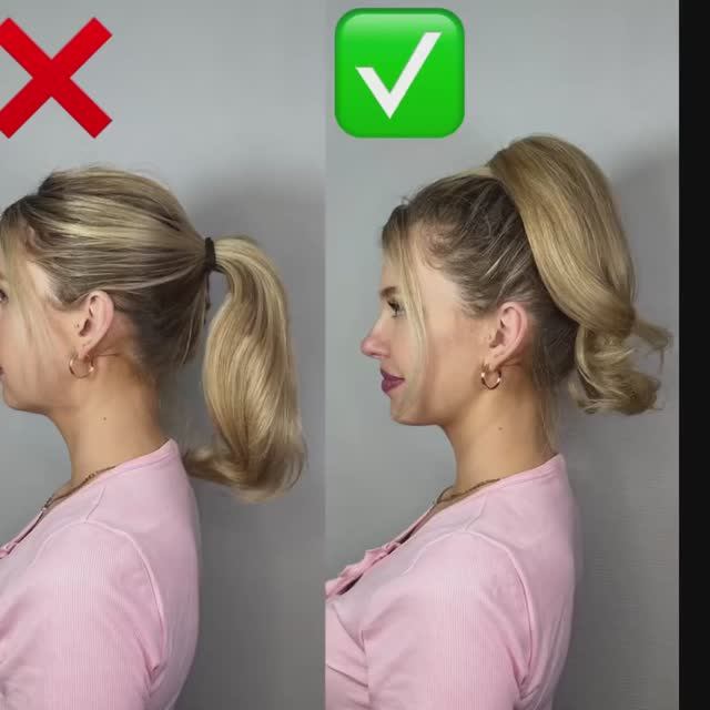 Красивый пышный хвостик 🥰