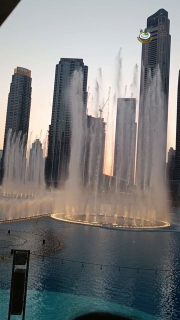 Шоу фонтанов в Дубай Молле открыли после реставрации!Fontaine. Burj Khalifa. Dubai Mall.