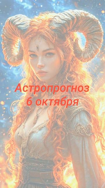 Астропрогноз на 6 октября 2025 года