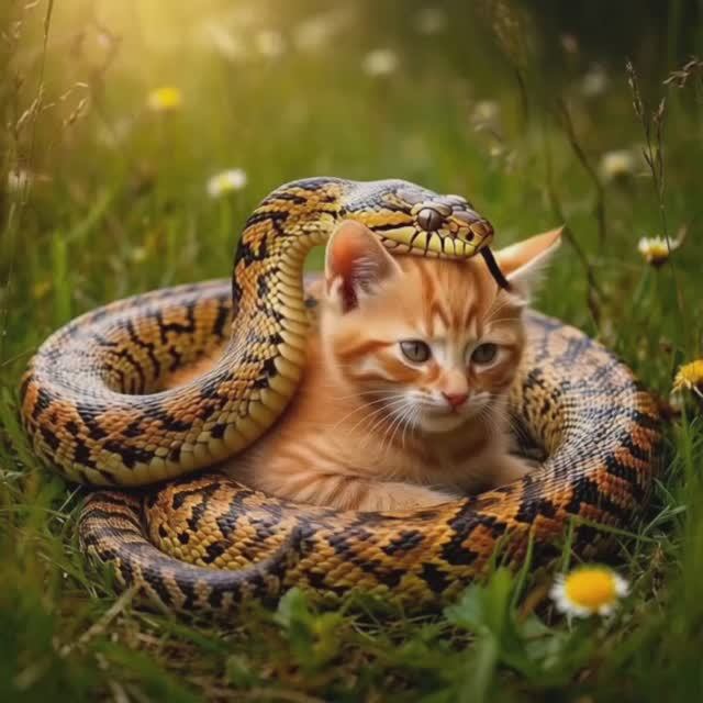 Спас котёнка ценой своей жизни