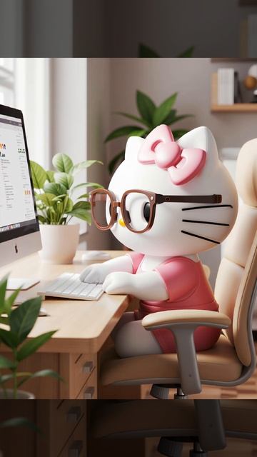 Хэллоу, Китти. Hello, Kitty. Футаж. Footage #футажидлямонтажа #видеодлямонтажа #футажи