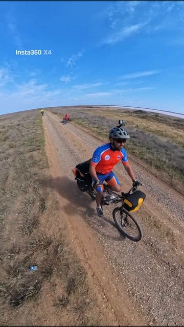 Видео Insta360 вело поход. Оз.Сасык