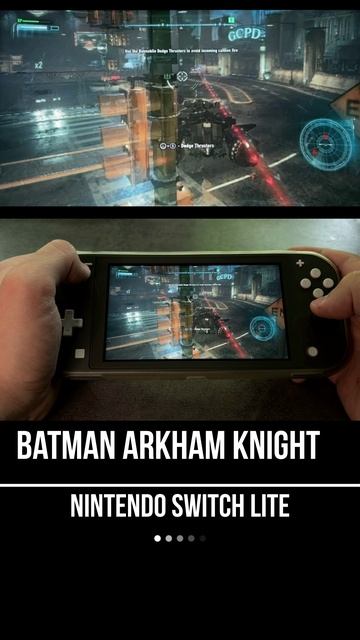 Batman Arkham Knight Nintendo Switch Lite Gameplay