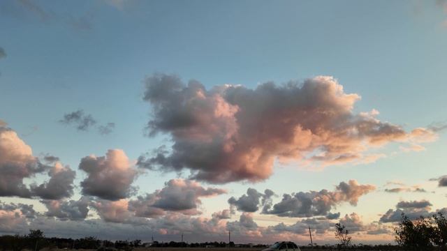 Облака на закате