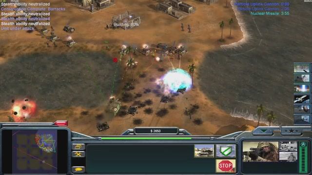 Очень крутая стратегия- Command & Conquer Generals Zero Hour - СЛОЖНЫЙ игровой процесс 1 на 7