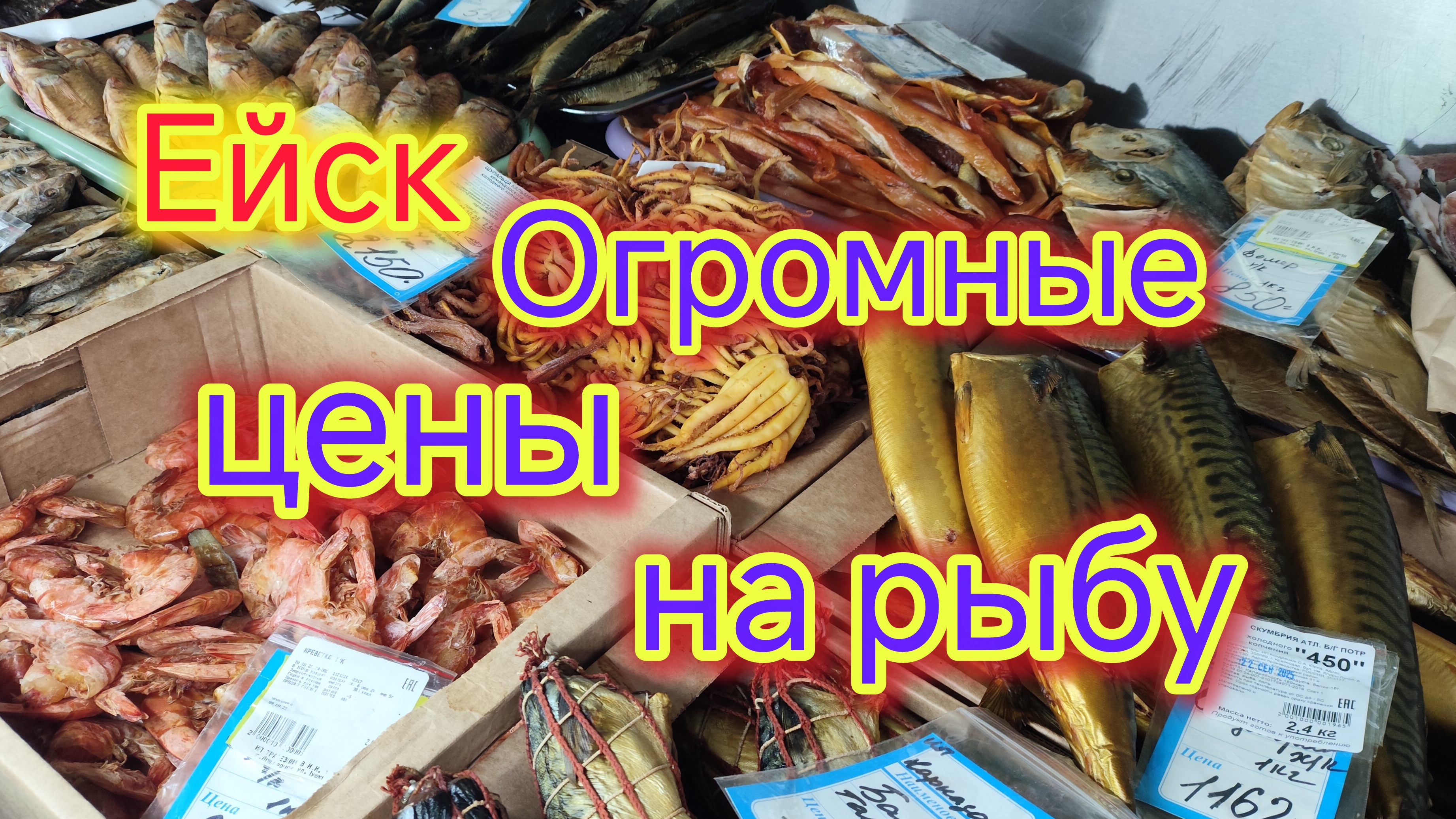 Ейск🍒/Огромные цены на РЫБУ/Обзор рыбного магазина/Где в Ейске купить помидоры по 45 РУБЛЕЙ/Готовка