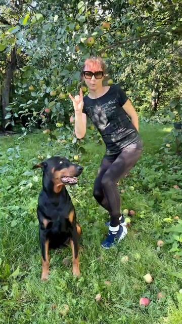 доберман в шоке)