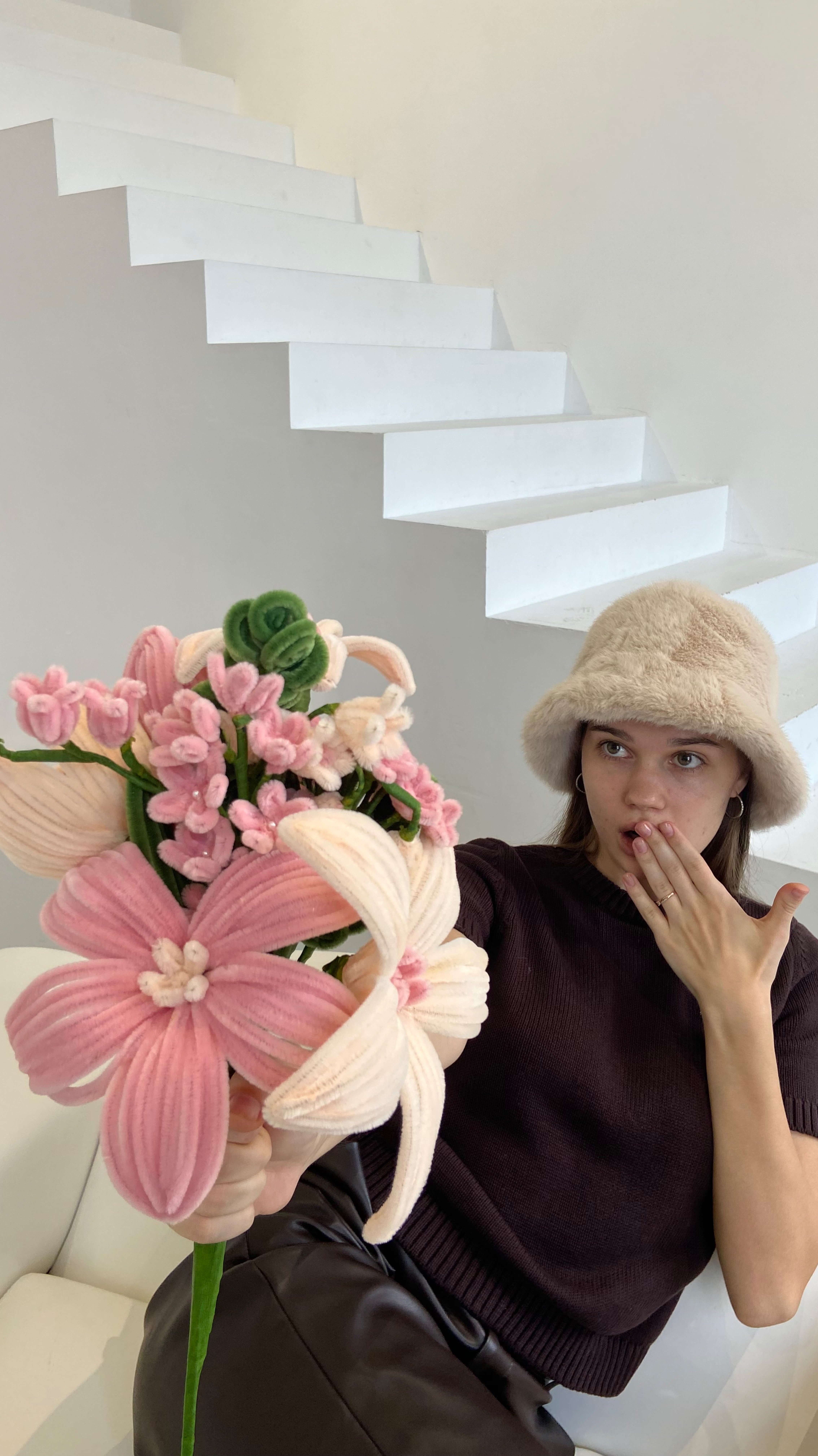 Цветы из синельной проволоки 🌸