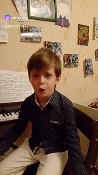 Гена Долгов 7 лет "Однажды я встретил бездомную кошку"