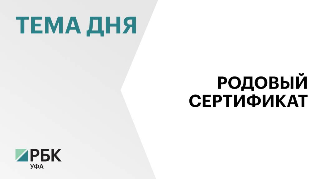 Медорганизации Башкортостана в 2025 г. получили родовые сертификаты на ₽236,8 млн