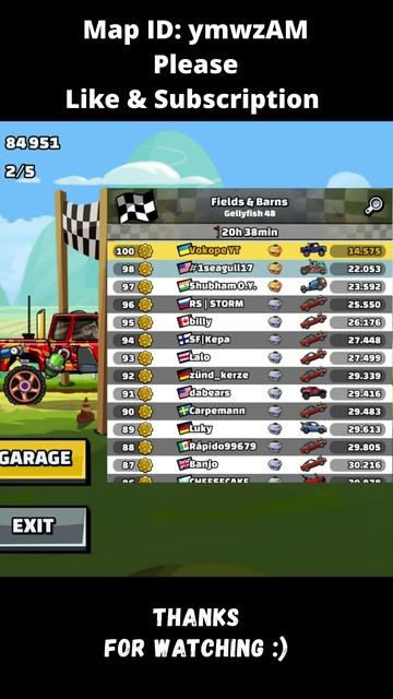 🚀 SUPER DIESEL OR BUS? 🚀 (Fields & Barns) - Hill Climb Racing 2 #shorts #hcr2