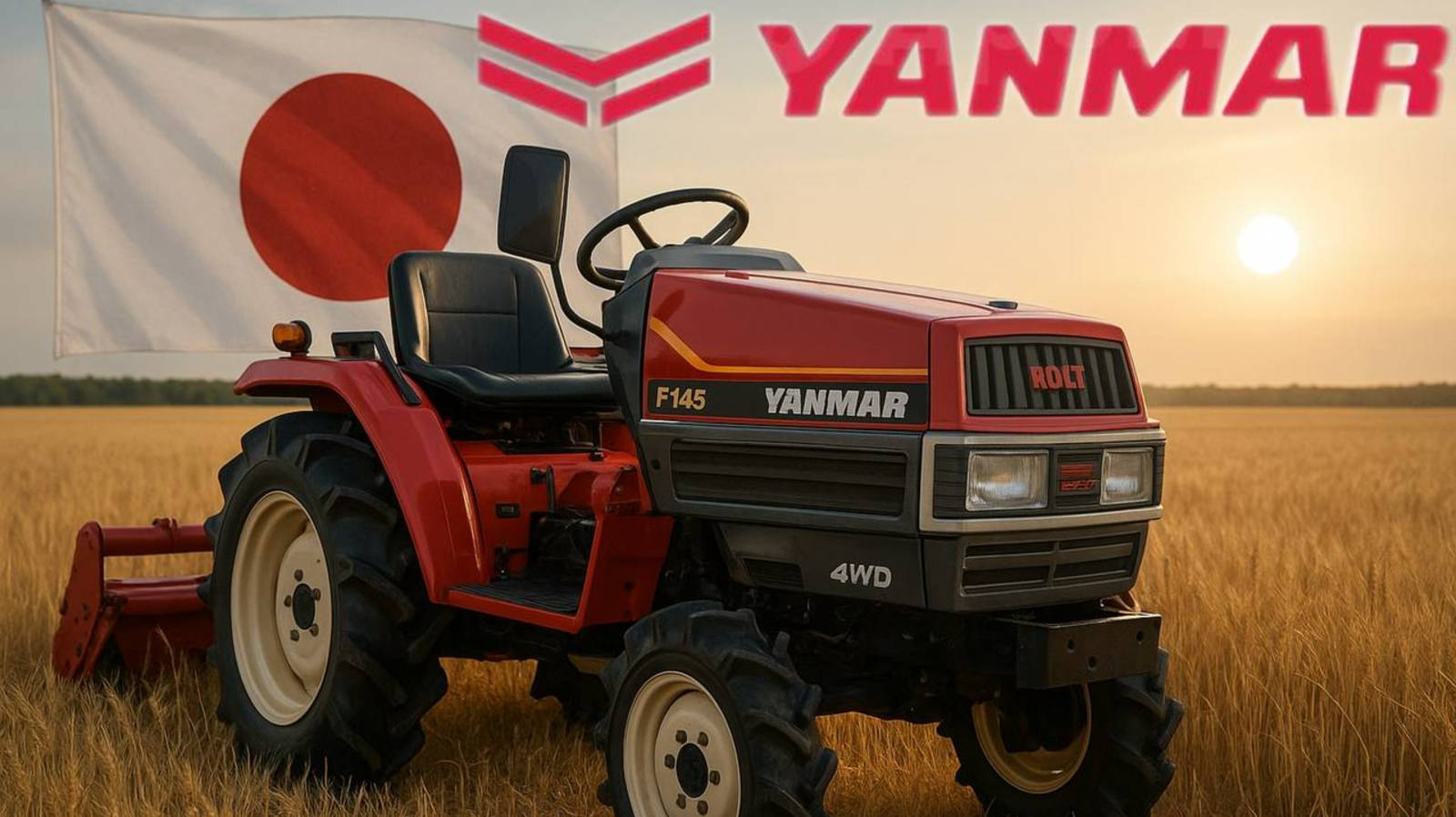 Компактный мини-трактор YANMAR F-145.