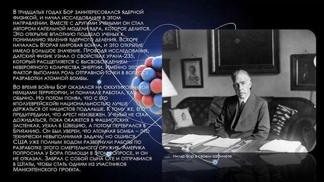 Виртуальное информ-досье «Нильс Бор: шаг в науку»