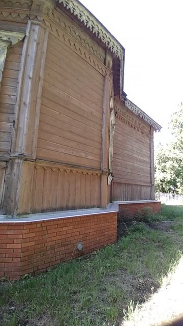 Деревянный храм построенный более 200 лет назад в Тамбовской деревне Кавылки