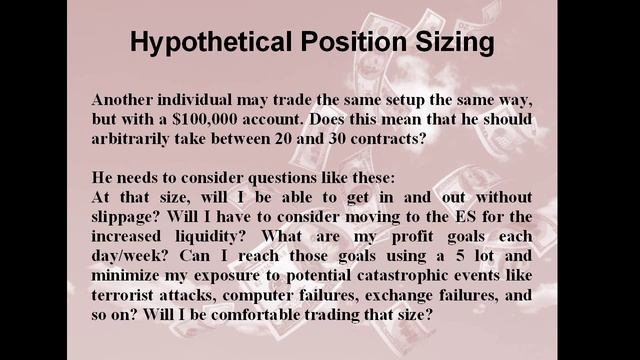 12. Trading Plan With Risk Management