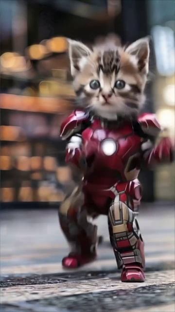Танцующий железеный кот