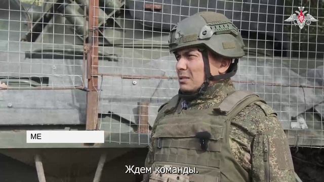 Боевая работа расчета Ноны-СВК группировки войск Центр