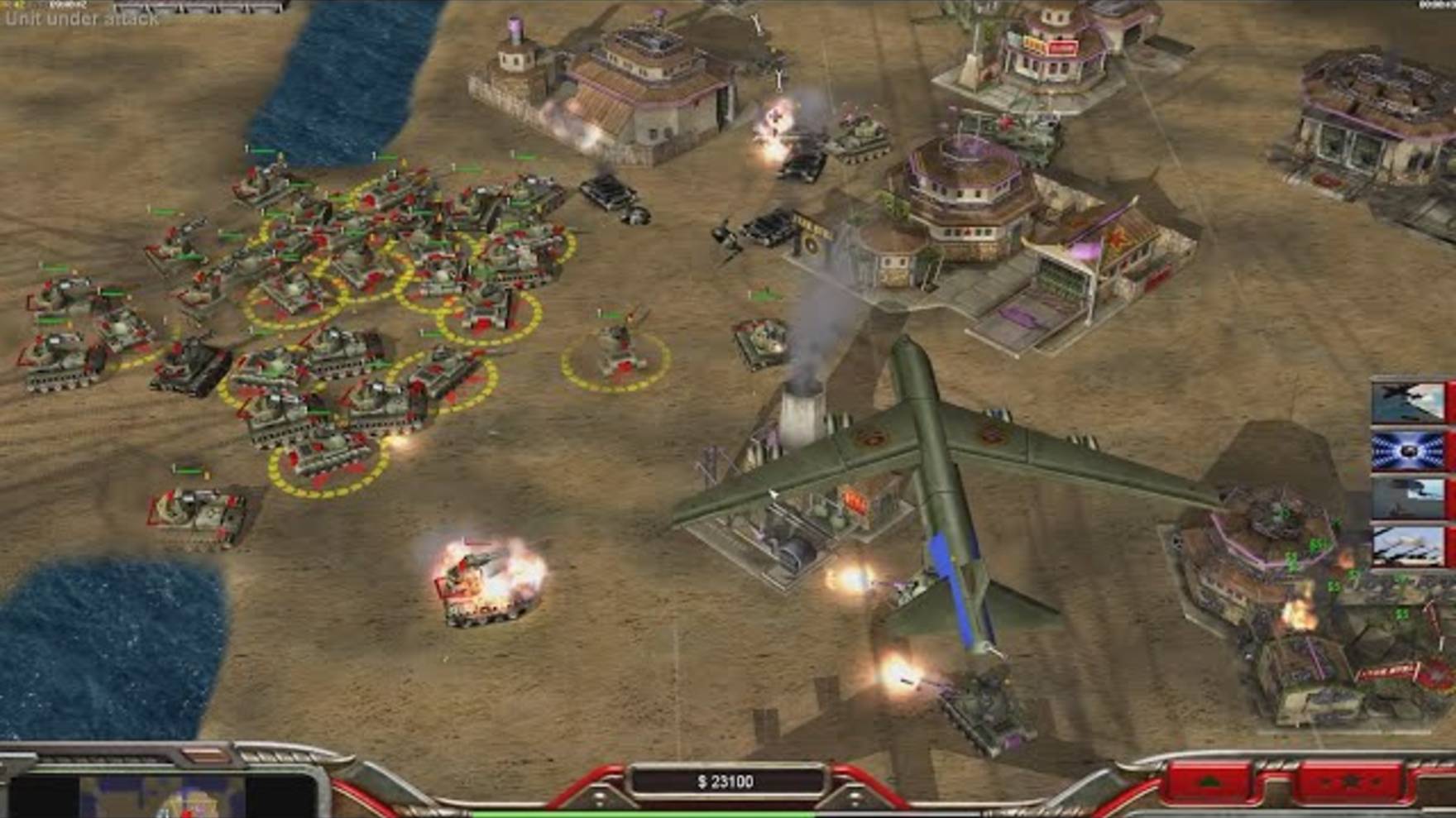 Китай танк - Command & Conquer Generals Zero Hour жесткий геймплей 2 на 2