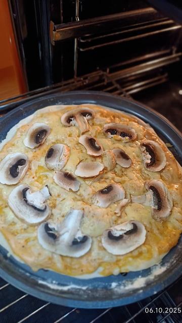 Домашняя пицца 🍕 с шестью вариантами начинок.