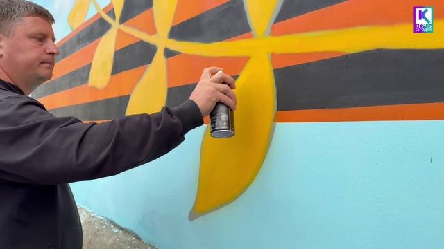 В Керчи появился новый патриотический мурал!