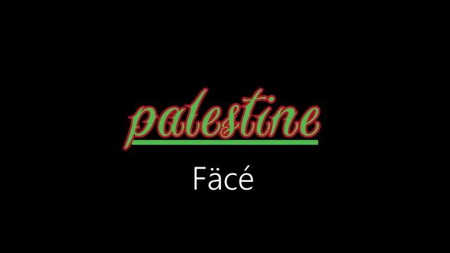 Palestine ¦ Fäcé (officiäl Audió)
