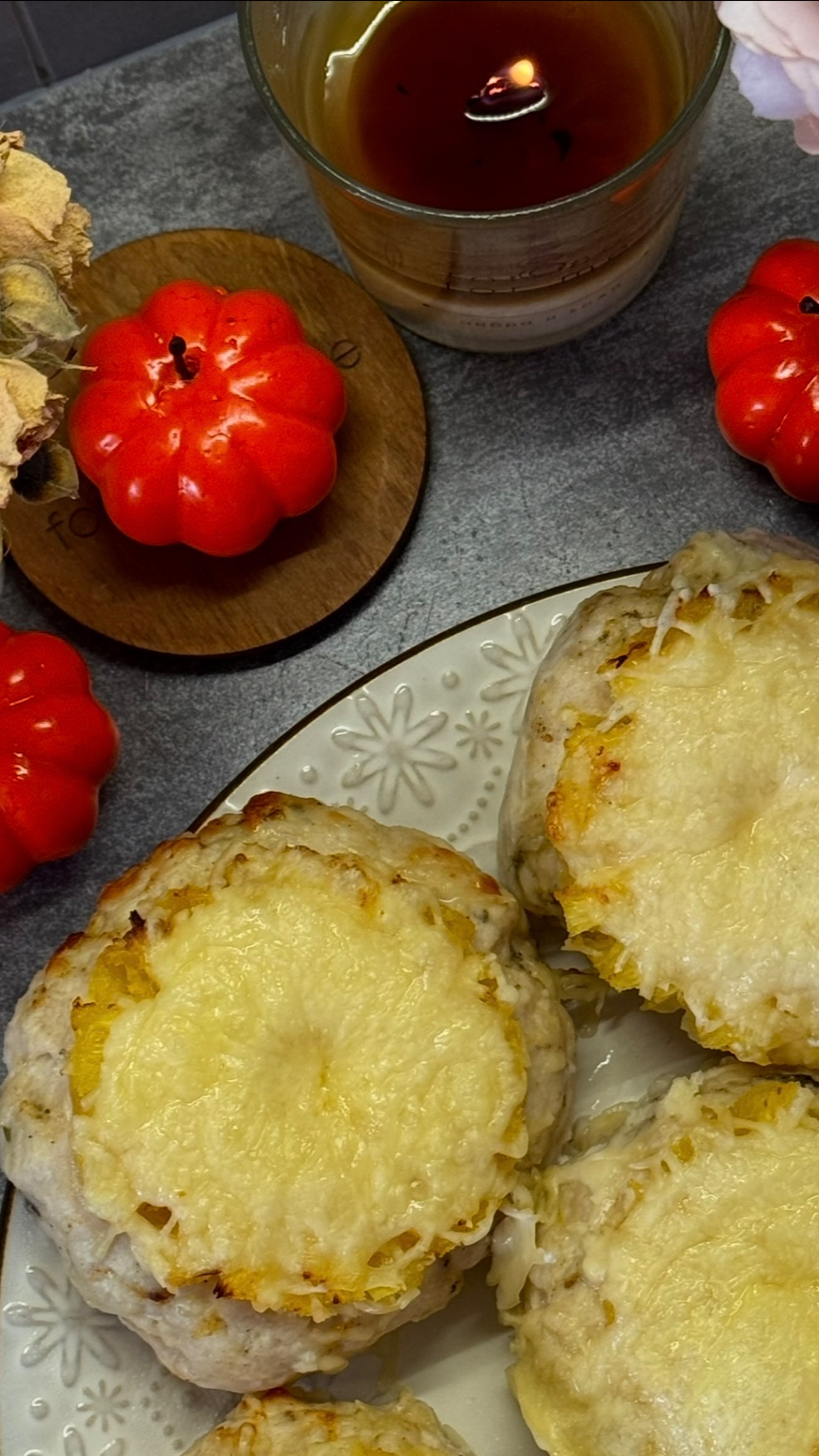 Куриные биточки с ананасом🍗🍍