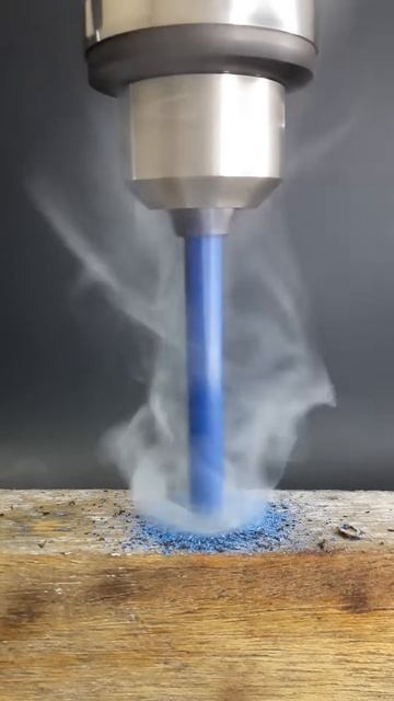 Experiment Drilling Pencil Into Wood 🪵😱  Experiments  Science  Asmr  Satisfying