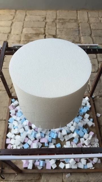 Satisfying Styrofoam Cutting Like Butter 🧈😱 Asmr  Science  Experiment