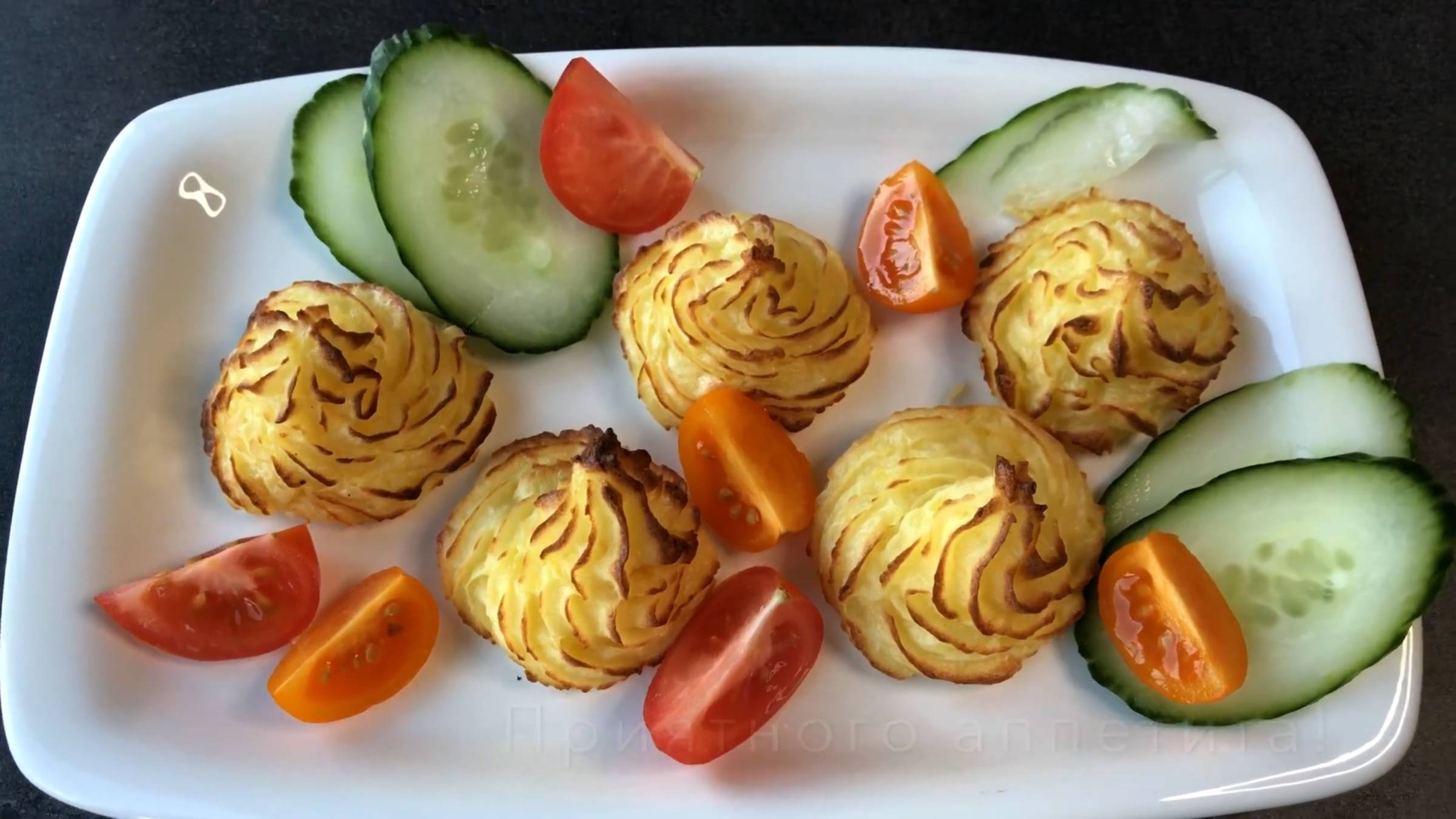 ОРИГИНАЛЬНЫЙ Гарнир из Обычной Картошки. ВКУСНЕЙШИЙ Праздничный Картофель Дюшес