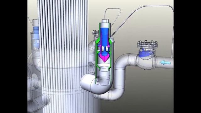 Passive Vessel Reactor Safety System In Case Of LOCA Type Accident