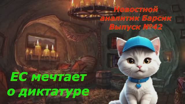 Новостной аналитик Барсик Выпуск №42 ЕС мечтает о диктатуре