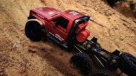 Песочная гонка в карьере на грузовике Crossrc EMO Bison 6x6 RC
