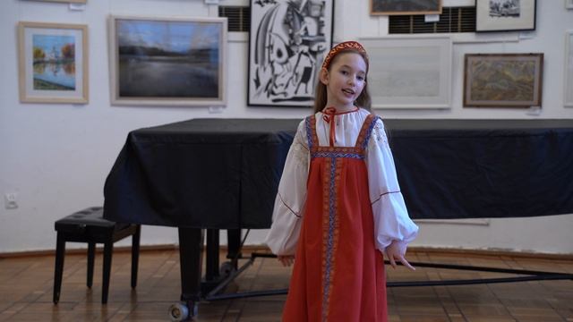 Валерия Романова 10 лет, художественное слово, отрывок А.С.Пушкин 