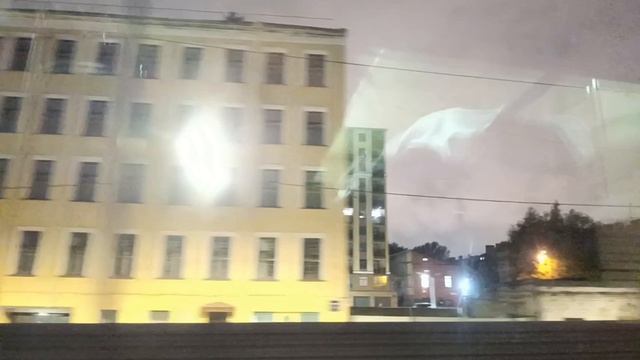 Поезд вид из окна