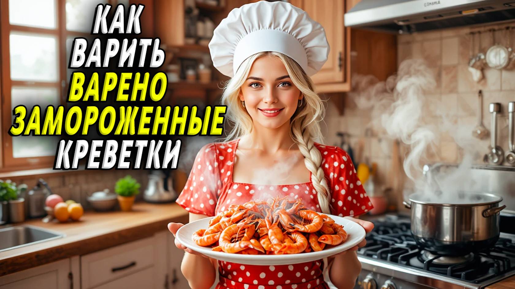 Как варить варено замороженные креветки
