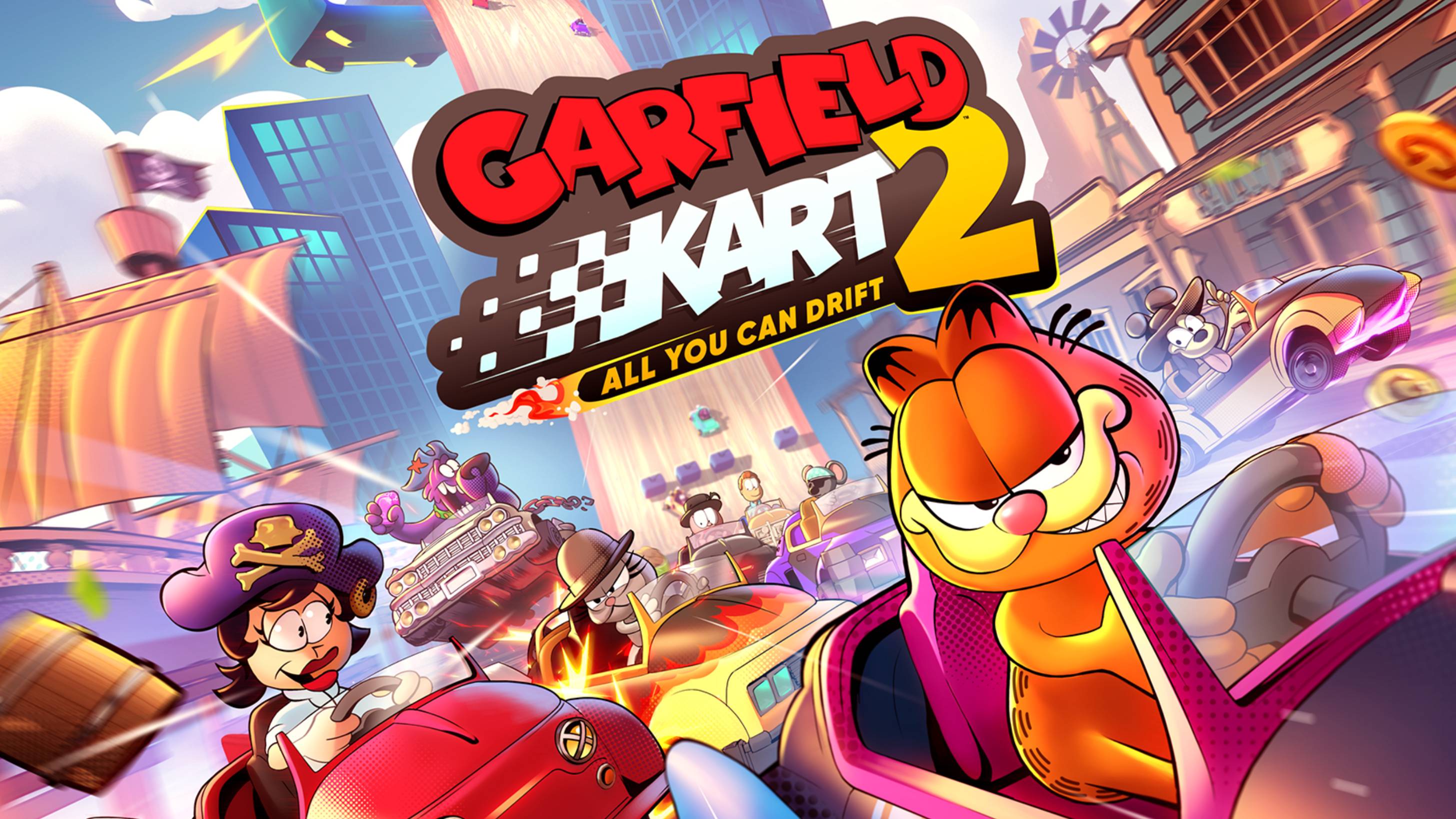 Garfield Kart 2: ПИРАТКА