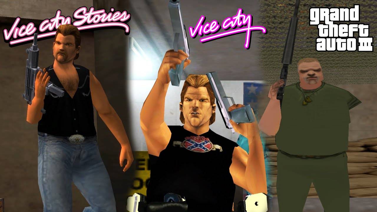 История персонажа Фил Кэссиди из игр GTA III и VC - Definitive Edition GTA: LCS и GTA: VCS.