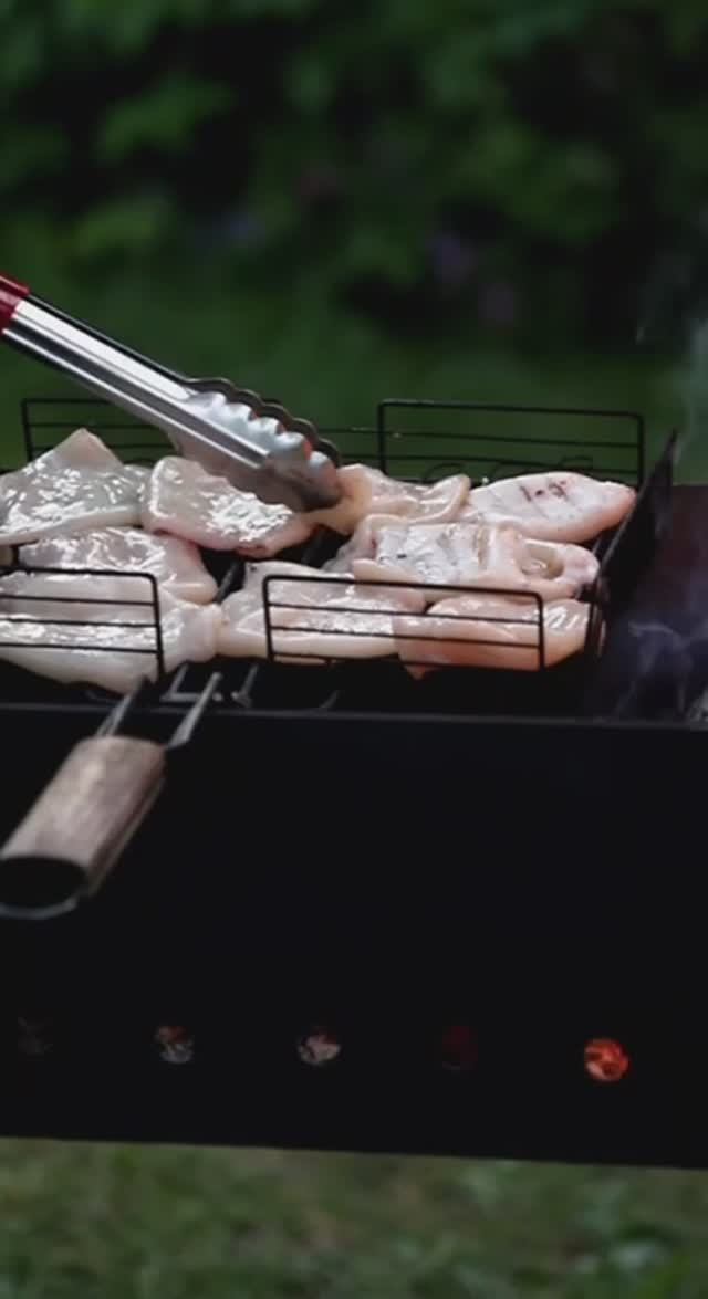 Кальмары на гриле