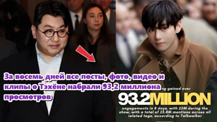 Тэхён не только установил рекорд который будет сложно побить...ОЗВУЧКА TANIY...