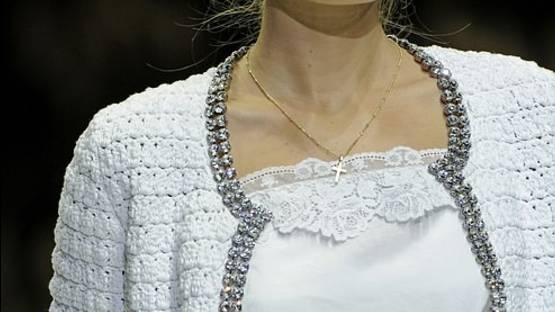 Модели с подиума жакет платье сарафан DOLCE & GABBANA